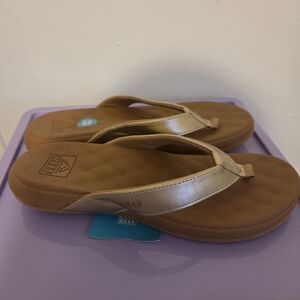Reef Cushion Melody Gold Womens Flip Flops